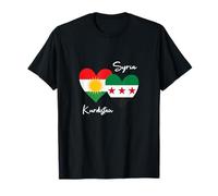 Drapeau Kurdistan et Syrie, amour du Kurdistan et de la Syrie T-Shirt