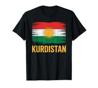 Drapeau Kurdistan Fierté kurde T-Shirt Graphique avec Valeur