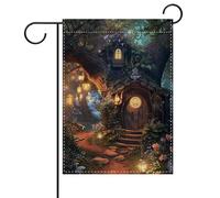 Drapeau La cabane dans les arbres des arbres Bannière intérieure 30x45cm | Drapeau De Jardin ésistantes à la décoloration extérieur drapeaux pour Porche fête d'anniversaire extérieure