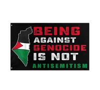 Drapeau La Palestine Sera Libre. Arrêtez Le Génocide. Mettez Fin À L'Apartheid. Décoratifs Bannière Couleur Vive Garden Flag Pour Jardin Home Événements Sportifs 3X5Ft