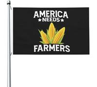 Drapeau « L'Amérique a besoin d'agriculteurs » 90 x 150 m, drapeaux lumineux