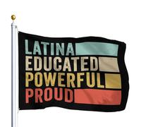 Drapeau Latina instruite, forte et fière Drapeau De Jardin