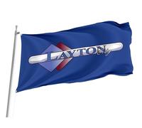 Drapeau Layton, Utah Bannière Cour Double Face Décoratif Drapeau De Cour Pour Fêtes Dortoirs Chambres 152X90Cm