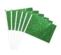 Drapeau léger à paillettes vertes pour décoration d'intérieur et d'extérieur