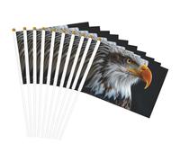Drapeau léger imprimé aigle à tête blanche pour festival, décoration intérieure ou extérieure, défilé, fête, événements