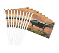 Drapeau léger imprimé avions de chasse pratique pour décoration intérieure ou extérieure