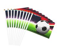 Drapeau léger imprimé ballon de football pour fêtes, événements, anniversaire de mariage, diverses occasions
