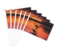 Drapeau léger imprimé canards sauvages chasseurs volants pour festival, décoration intérieure ou extérieure, défilé, fête, événements