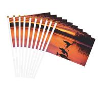 Drapeau léger imprimé canards sauvages chasseurs volants pour festival, décoration intérieure ou extérieure, défilé, fête, événements