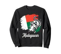 Drapeau lémurien à Queue annelée Madagascar Sweatshirt