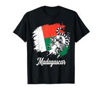 Drapeau lémurien à Queue annelée Madagascar T-Shirt