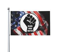 Drapeau Les vies des noirs comptent Drapeau De Jardin