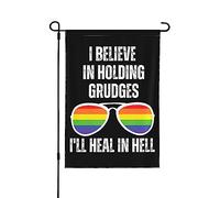 Drapeau LGBT Je crois en gardant rancunes que je guérirai en enfer Drapeaux Je crois en garder rancunes que je guérirai en enfer 12 x 18 Drapeaux de