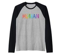 Drapeau LGBT Lesbienne Gay Pride pour l'égalité des Droits des homosexuels Manche Raglan