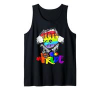 Drapeau LGBT Love is Love Rainbow Tearing Inside Débardeur