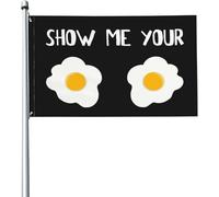 Drapeau Lgbt Montre-Moi Tes Seins Drapeau Pirate Imprimé Couleurs Vives Bannière, Pour Balcon, D'Intérieur, Les Défilés, 90x150cm