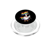 Drapeau LGBTQ De L'oie Drapeau Arc-en-Ciel Inclusion PopSockets PopGrip pour MagSafe