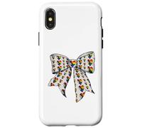 Drapeau LGBTQ Pride Queer Trans Poly Pride avec nœud Coquette Coque pour iPhone X/XS