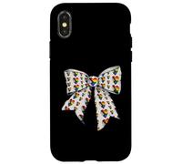 Drapeau LGBTQ Pride Queer Trans Poly Pride avec nœud Coquette Coque pour iPhone X/XS