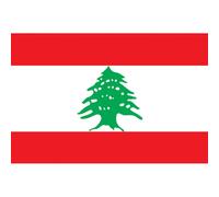 Drapeau Liban - 19,5x13 Cm - Sticker/Autocollant