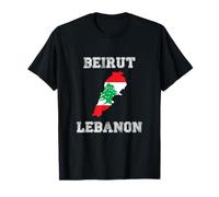 Drapeau Liban Beyrouth Destination Pride T-Shirt