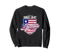 Drapeau Liberia Since 1847 Bouclier Patriotique Liberian Pride Sweatshirt