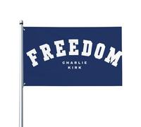 Drapeau « Liberté, Justice pour les hommes » Charlie Kirk pour chambre d'adolescent, drapeau drôle double face, banniè