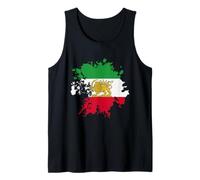 Drapeau Libre Iran Lion et Soleil - Symbole du Patrimoine Perse Débardeur