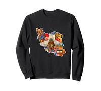Drapeau Libre Iran Lion et Soleil - Symbole du Patrimoine Perse Sweatshirt