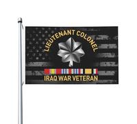 Drapeau Lieutenant-colonel, vétéran de la guerre Drapeaux 90X150cm