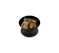 Drapeau Lion de Juda - Empereur éthiopien Haile Selassie Rasta PopSockets PopGrip Adhésif