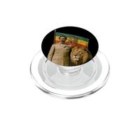 Drapeau Lion de Juda - Empereur éthiopien Haile Selassie Rasta PopSockets PopGrip pour MagSafe
