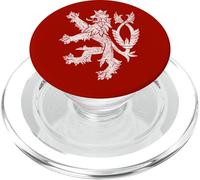Drapeau Lion Double Queue de la République tchèque PopSockets PopGrip pour MagSafe