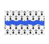 Drapeau Loire-Atlantique - Plusieurs Tailles - Polyester Résistant - Usage Intérieur/Extérieur - Sans œillet - Pixelforma
