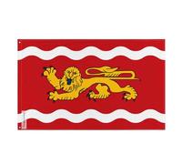 Drapeau Lot-et-Garonne Plusieurs Tailles en Polyester 60x90cm 5. 1 œillet chaque coin