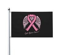 Drapeau Lutter contre le cancer Bannière pour D'Intérieur 3x5 FT | UV Fade RéSistant Drapeaux de Cour Amusant Bannière de Cour pour Balcon Pelouse