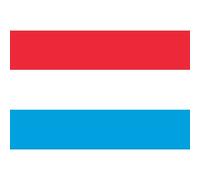Drapeau Luxembourg (19.5x13cm) - Sticker/Autocollant