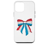 Drapeau Luxembourgeois Fierté Luxembourgeoise Fille Coquette Nœud Ruban Coque pour iPhone 12 Mini