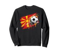 Drapeau Macédoine du Nord Macédonien Garçons Enfants Sweatshirt