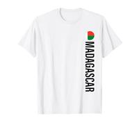 Drapeau Madagascar Vertical T-Shirt
