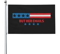 Drapeau « Mais ses e-mails » 3 x 5 pieds résistant aux UV, bannière saisonnière avec œillets en laiton pour extérieur et intérieur
