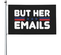 Drapeau « Mais ses e-mails » 3 x 5 pieds résistant aux UV, bannière saisonnière avec œillets en laiton pour extérieur et intérieur