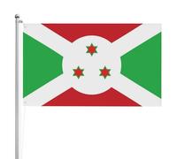 Drapeau Maison Burundi Burundais Bannière Durable Décoratif Drapeau De Cour Pour Chambres Plage Intérieure 152X90Cm
