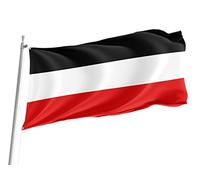 Drapeau Maison L'Empire Allemand Bannière Décoratif Avec Œillets Drapeau Pour Fêtes Toutes Les Saisons Chambres 152X90Cm