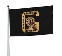 Drapeau Maison Université D'État De Grambling Bannière Avec Œillets Double Face Drapeau De Cour Pour Intérieure Fêtes Accessoires 90X150Cm