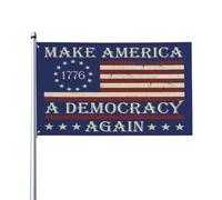 Drapeau « Make America A Democracy Again » (Rendre l'Amérique à nouveau démocratique) 90 x 150 cm, bannière, p