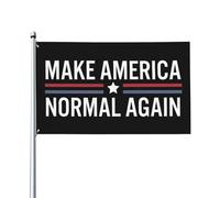 Drapeau « Make America Normal Again » 3x5, bannière, panneau extérieur pour jardin ou cour avec 2 œillets