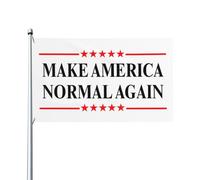 Drapeau « Make America Normal Again » 3x5, bannière, panneau extérieur pour jardin ou cour avec 2 œillets