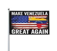Drapeau « Make Venezuela Great Again » (Rendre sa grandeur au Venezuela) - Bannière de jardin 3x5 (90x150 cm) - Face simple