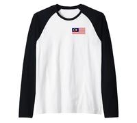 Drapeau malaisien de la Malaisie Manche Raglan